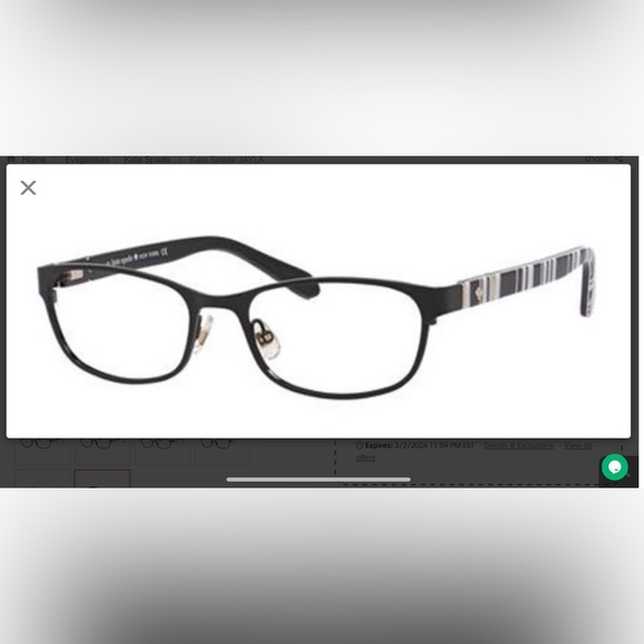 🌟Host Pick🌟Kate Spade Jayla Eyeglasses & Case - Picture 2 of 11